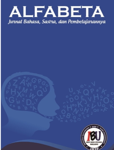 					View Vol. 8 No. 2 (2025): ALFABETA: Jurnal Bahasa, Sastra, dan Pembelajarannya
				